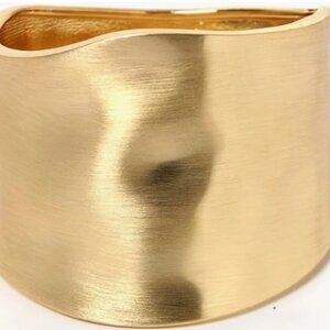 Chunky Thick Opening Twist Angel Feather Cuff Bangle Bracelet for Women